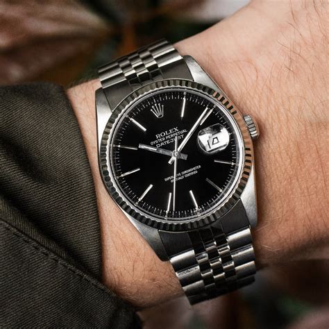 rolex date just 16234 dial argenté|rolex 16238 review.